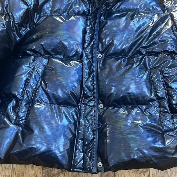 NWT Noize Woman’s Blue Puffer Jacket Size M - Picture 2 of 6